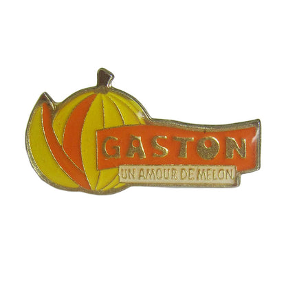 ピンズ GASTON メロン レトロ ピンバッジ