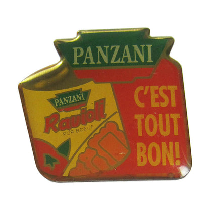 ピンズ PANZANI ラビオリ レトロ ピンバッジ