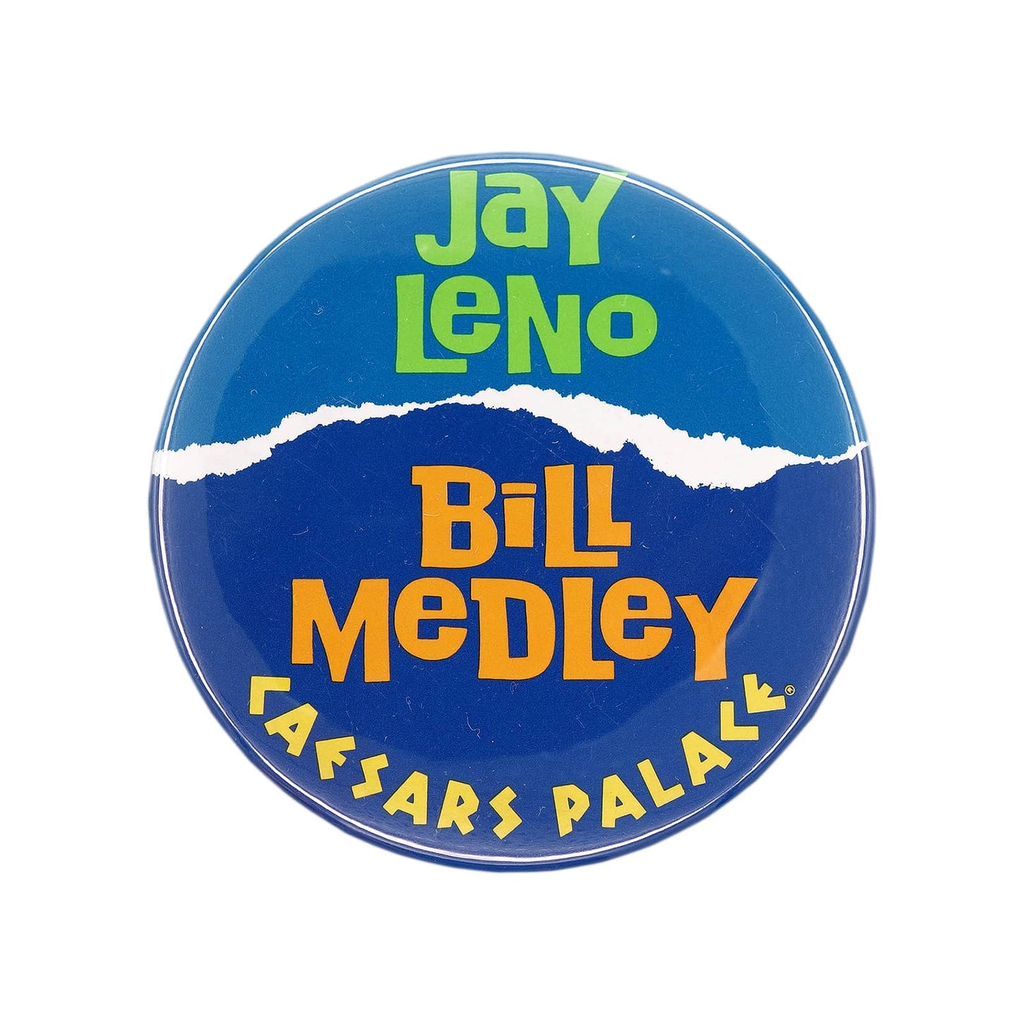 Jay Leno ジェイ・レノ Bill Medley ビル・メドレー 缶バッジ