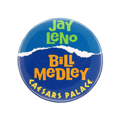 Jay Leno ジェイ・レノ Bill Medley ビル・メドレー 缶バッジ