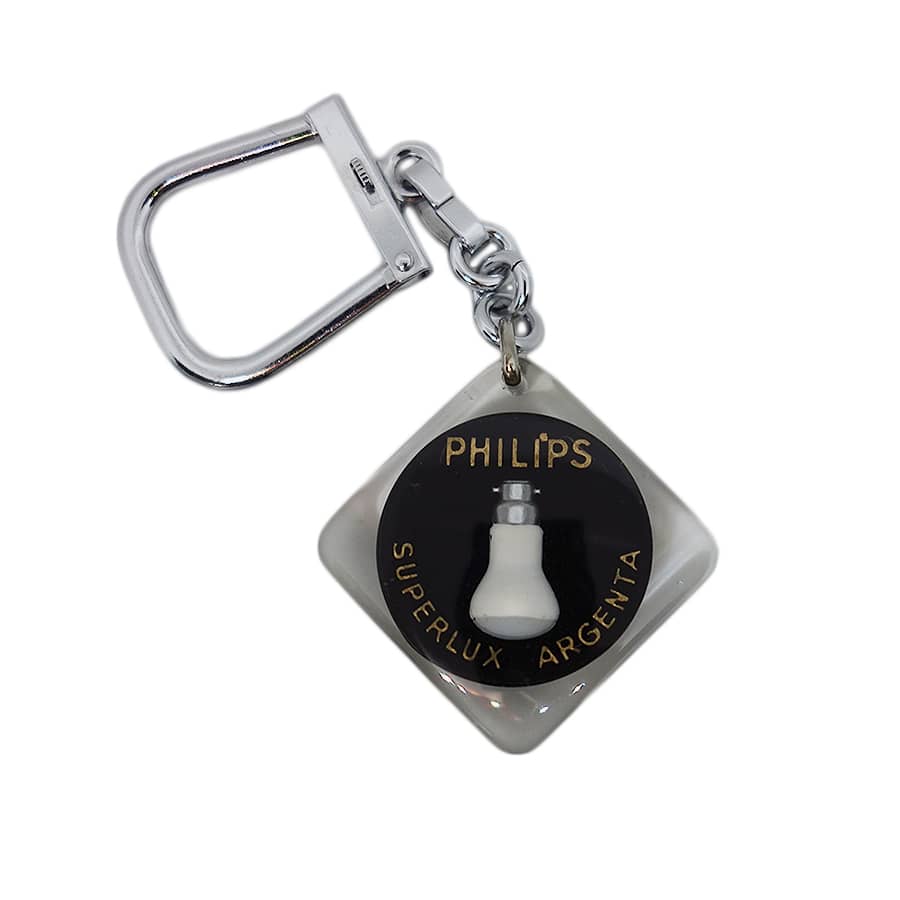 Bourbon キーホルダー PHILIPS 電球 ビンテージ