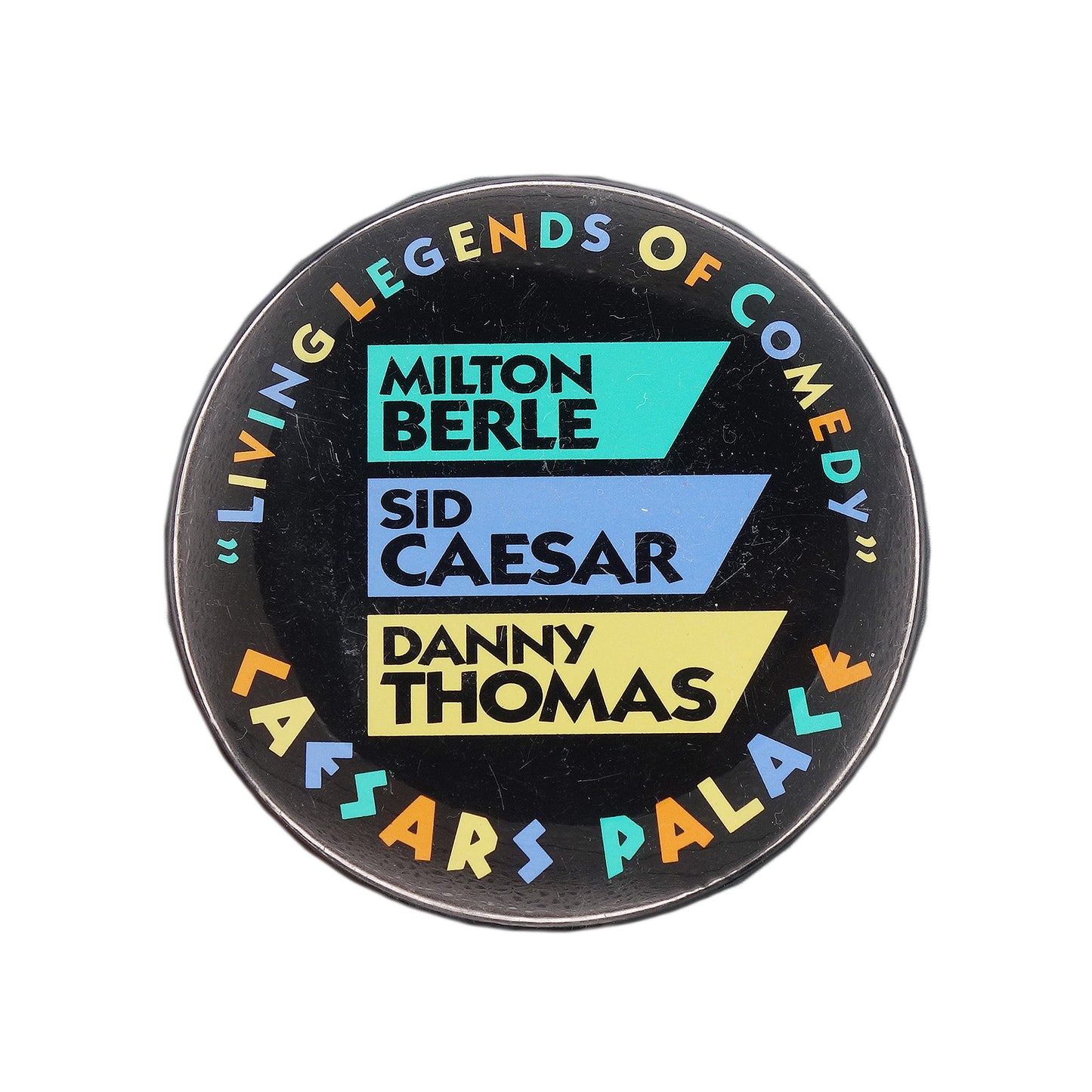 LIVING LEGENDS OF COMEDY 缶バッジ CAESARS PALACE
