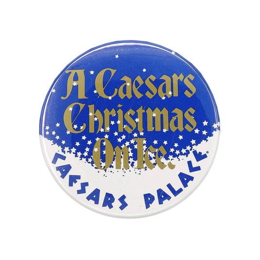 A Caesars Christmas On Ice 缶バッジ CAESARS PALACE