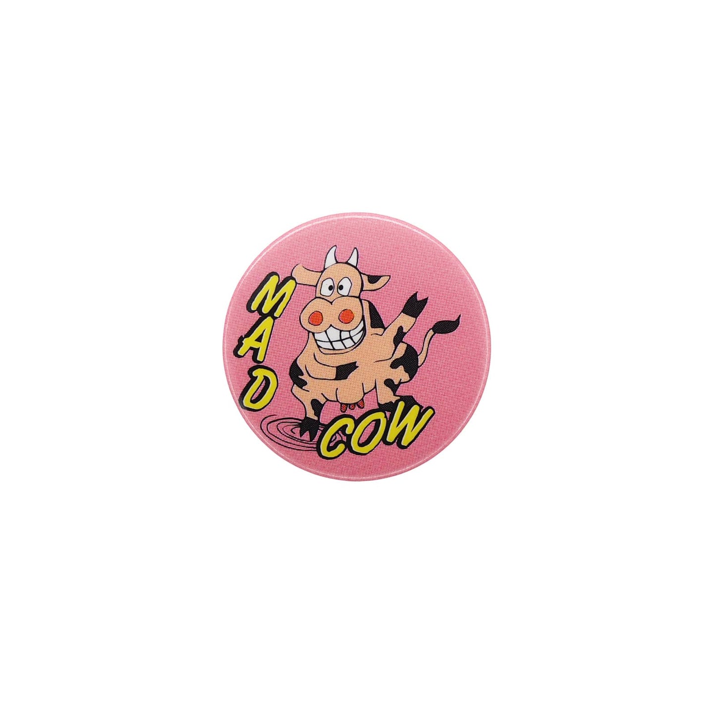 MAD COW 缶バッジ バッチ 狂った牛