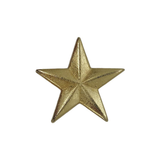 スター ピンズ 星 金色 留め具付き
