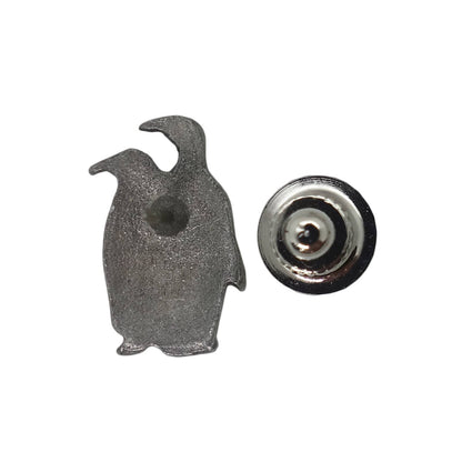 2羽のペンギン ピンズ 留め具付き