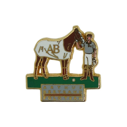 ARTHUS BERTRAND POLO TEAM ピンズ 馬 ポロ 留め具付き