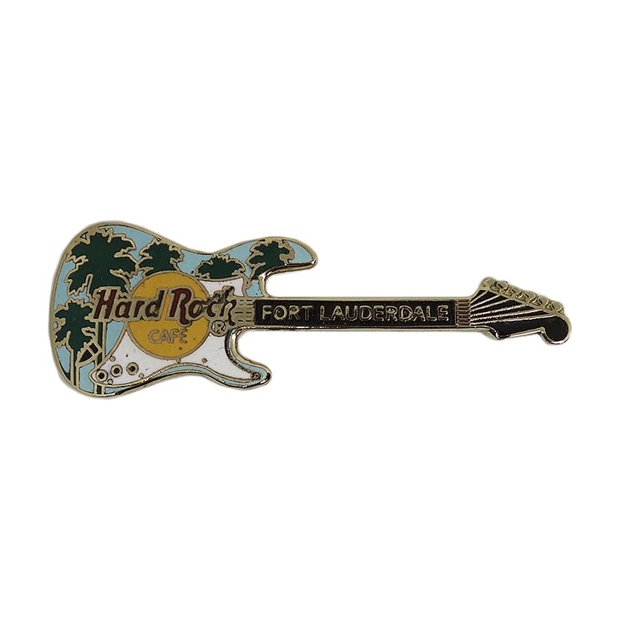Hard Rock CAFE ギター ブローチ ハードロックカフェ FORT LAUDERDALE