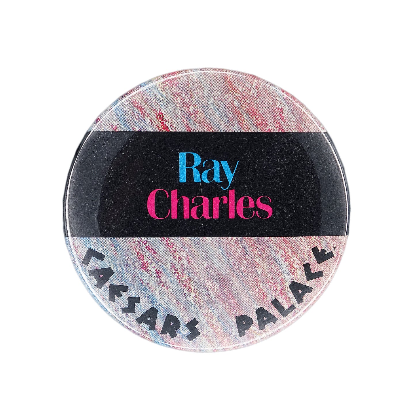 Ray Charles レイ・チャールズ 缶バッジ 歌手 CAESARS PALACE