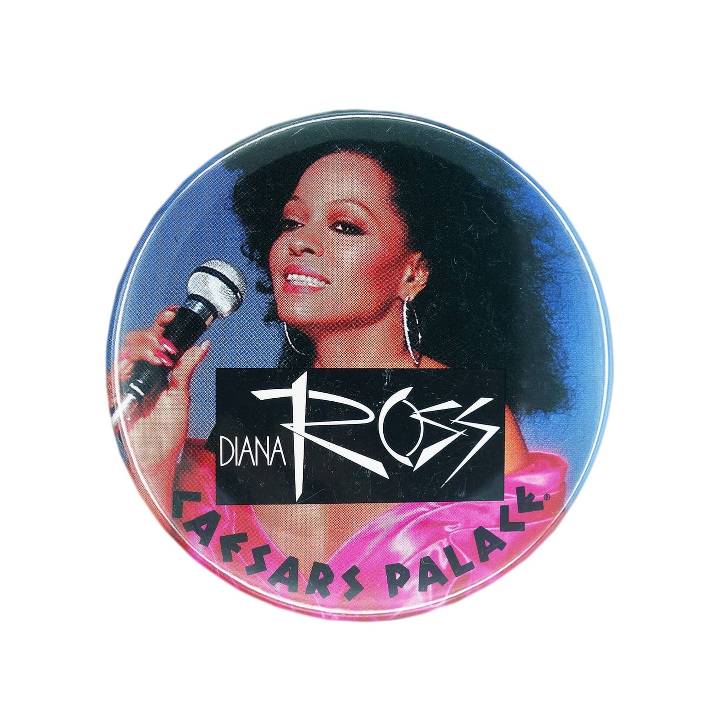 DIANA ROSS ダイアナ・ロス 缶バッジ 歌手 CAESARS PALACE