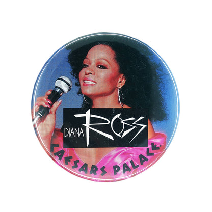 DIANA ROSS ダイアナ・ロス 缶バッジ 歌手 CAESARS PALACE