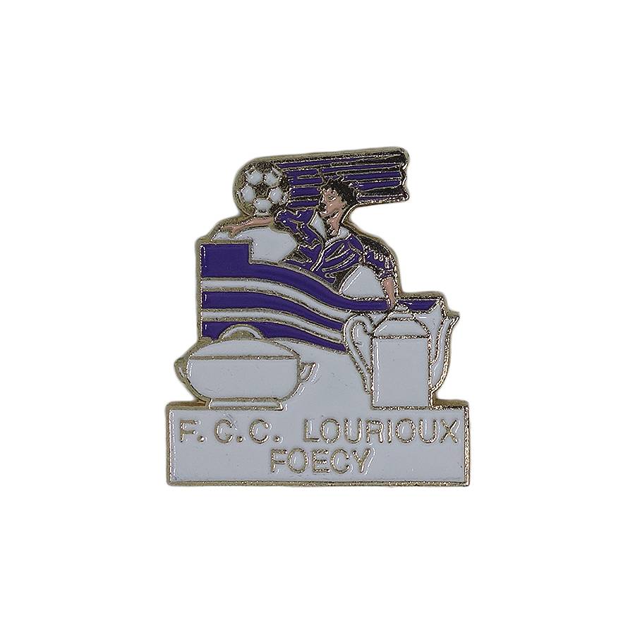 F.C.C. LOURIOUX FOECY ピンズ サッカー 留め具付き