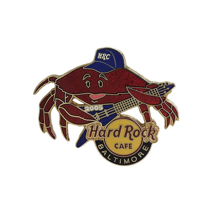 Hard Rock CAFE 蟹 ピンズ ハードロックカフェ BALTIMORE 留め具付き