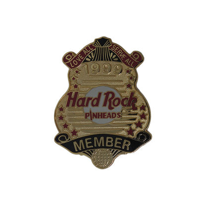 Hard Rock PINHEADS ピンズ ハードロックカフェ 留め具付き