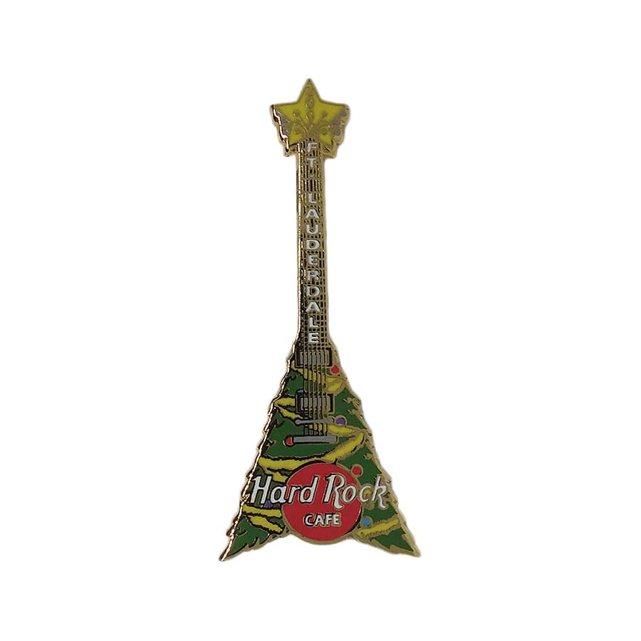 Hard Rock CAFE ピンズ ハードロックカフェ FT.LAUDERDALE 留め具付き