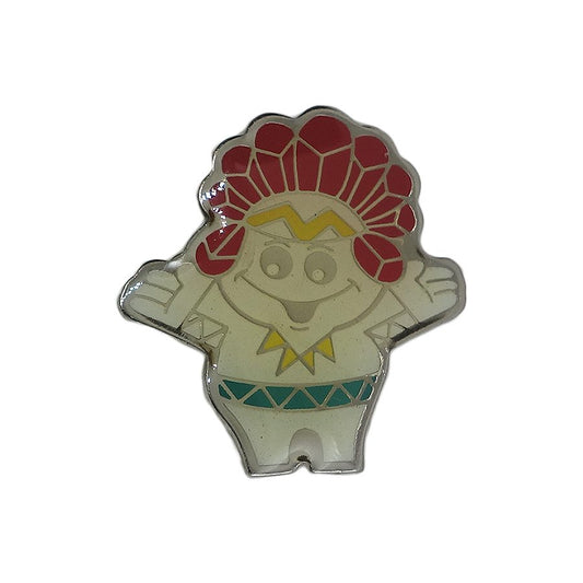 Bio Steinfels インディアン 赤 ピンズ スイス キャラクター 留め具付き