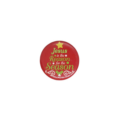 Jesus is the Reason for the Season 缶バッジ バッチ クリスマス
