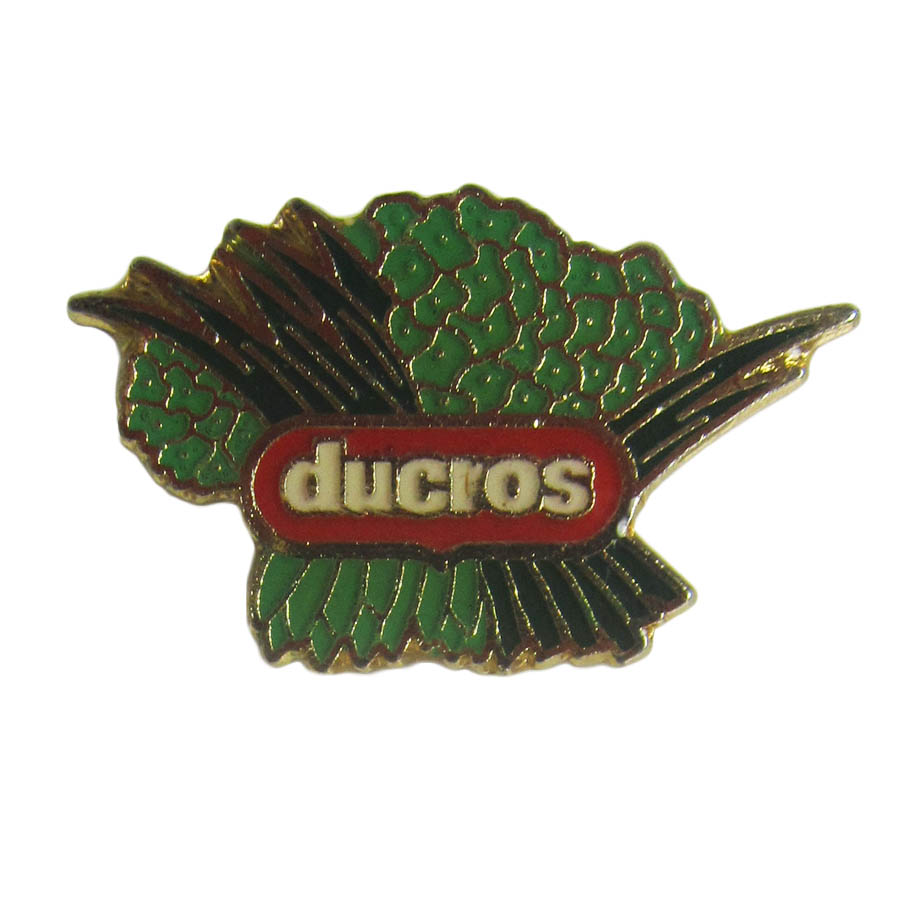 ピンズ ducros 香辛料 野菜  レトロ ピンバッジ