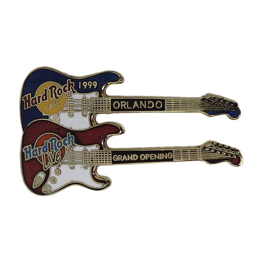Hard Rock CAFE ギター ピンズ ハードロックカフェ ORLANDO 留め具付き