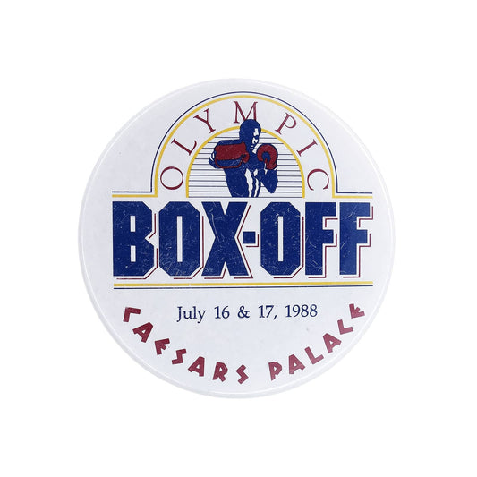 1988 OLYMPIC BOX-OFF 缶バッジ ボクシング・アメリカ代表選考会