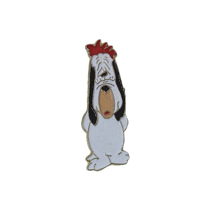 ドルーピー ピンズ アニメ 犬キャラ バセット・ハウンド 留め具付き