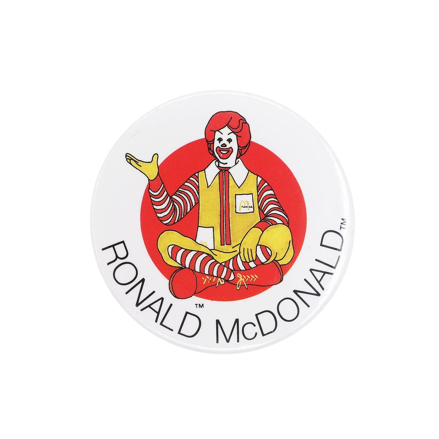 McDonald's ロナルド マクドナルド 缶バッジ RONALD ビンテージ レトロ
