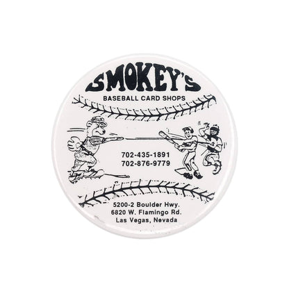 Smokey's Baseball Card Shops 缶バッジ トレーディングカードショップ