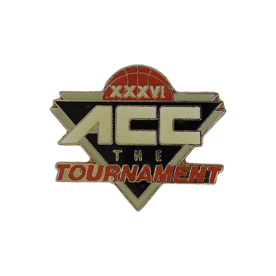 ACC THE TOURNAMENT ピンズ バスケットボール 留め具付き
