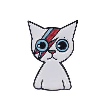 David Meowie デヴィッド・ボウイ猫 ピンズ