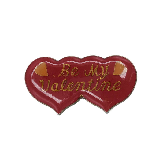 Be My Valentine ダブルハート ピンズ バレンタイン