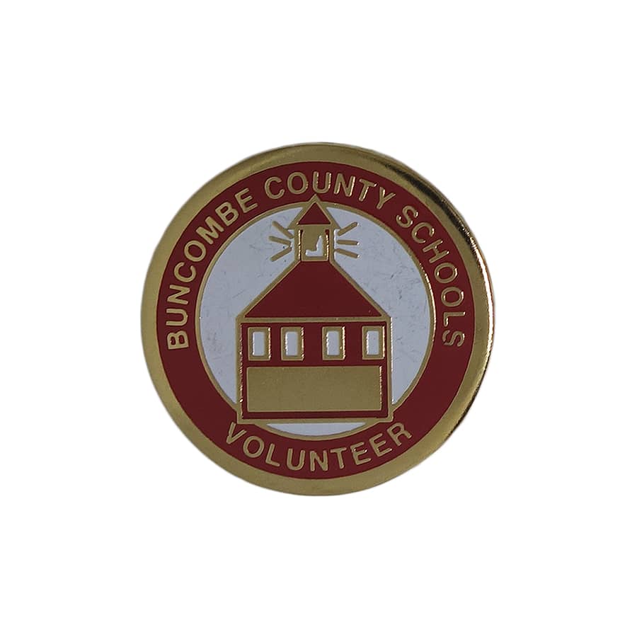 SCHOOLS ピンズ VOLUNTEER 留め具付き