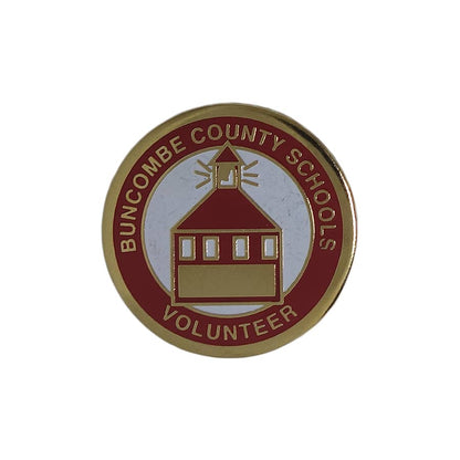 SCHOOLS ピンズ VOLUNTEER 留め具付き