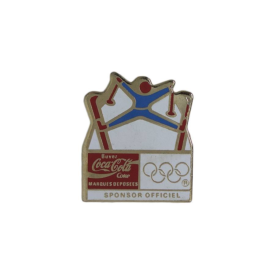 オリンピック×コカコーラ モーグル ピンズ 五輪 CocaCola 留め具付き