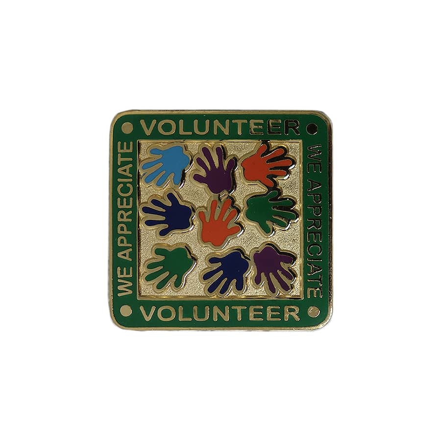 VOLUNTEER ピンズ 留め具付き