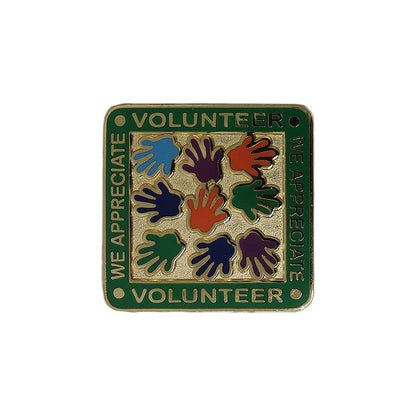VOLUNTEER ピンズ 留め具付き