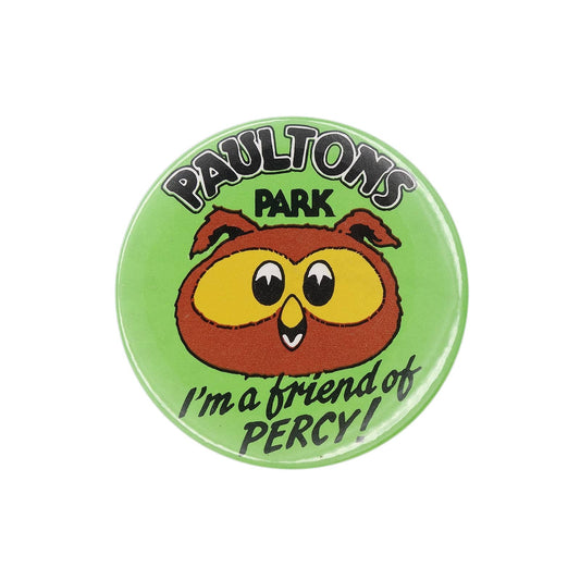 テーマ パーク PAULTONS PARK 缶バッジ バッチ フクロウ パーシー