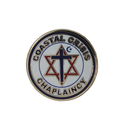 Coastal Crisis Chaplaincy ピンズ 留め具付き　十字