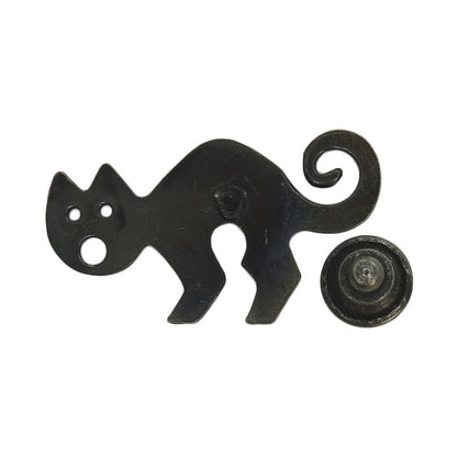 猫 ピンズ 動物 留め具付き