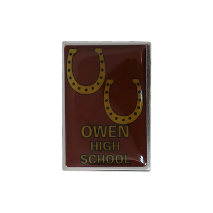 OWEN HIGH SCHOOL ピンズ 高校　留め具付き