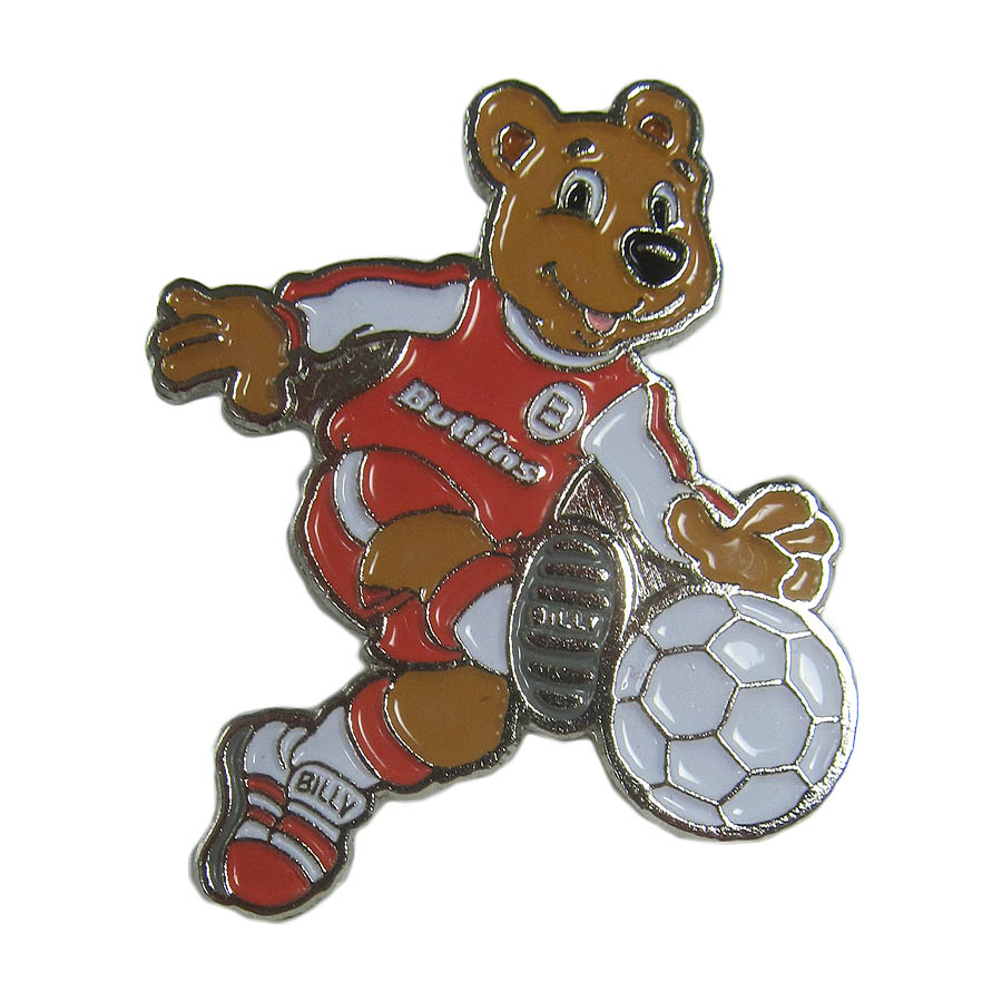 ピンズ　Butlin's Billy Bear 熊　キャラクター 留め具付き ピンバッジ