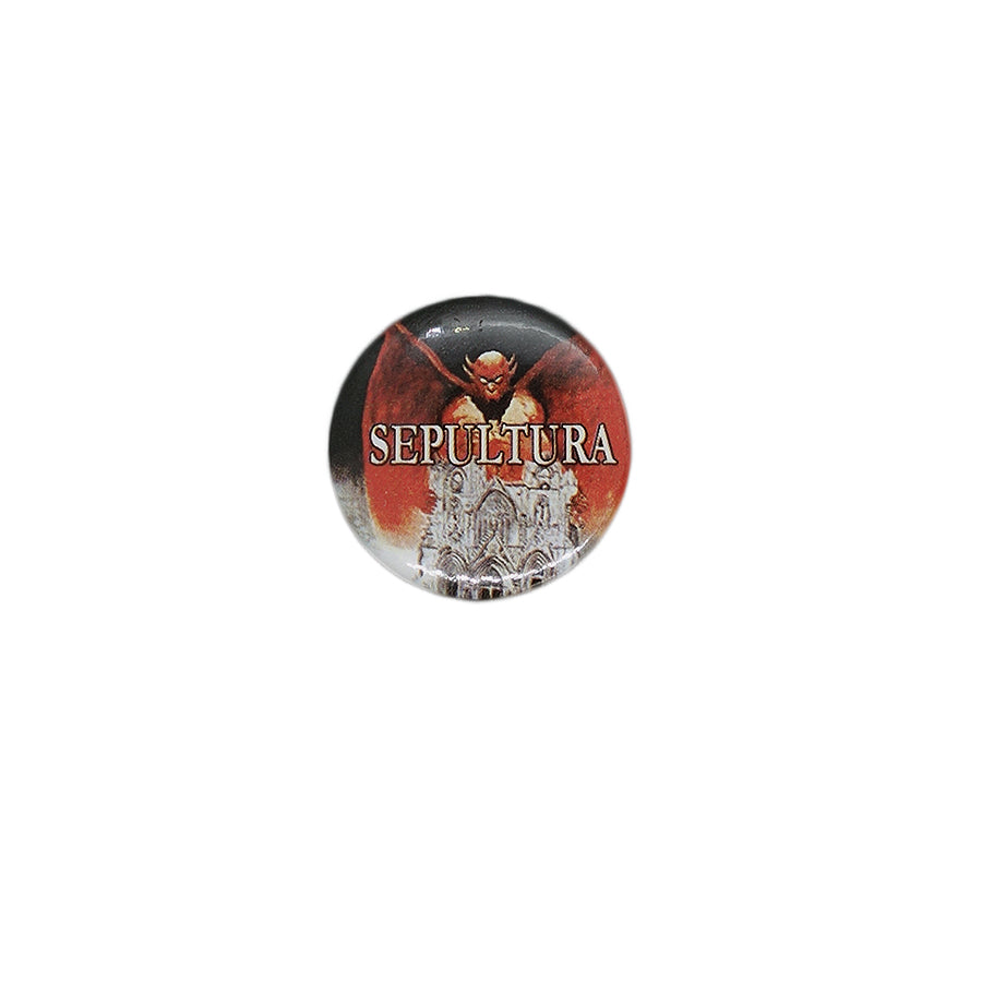 SEPULTURA セパルトゥラ 缶バッジ バッチ ヘヴィメタルバンド