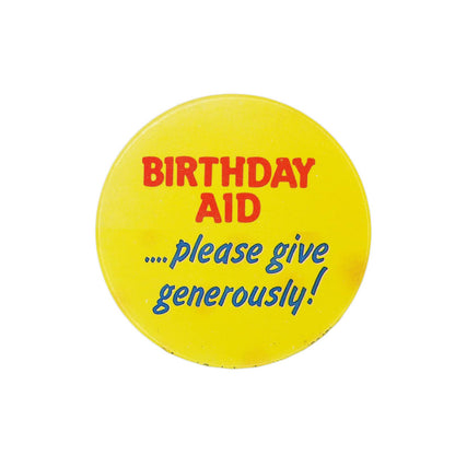 BIRTHDAY AID 缶バッジ バッチ