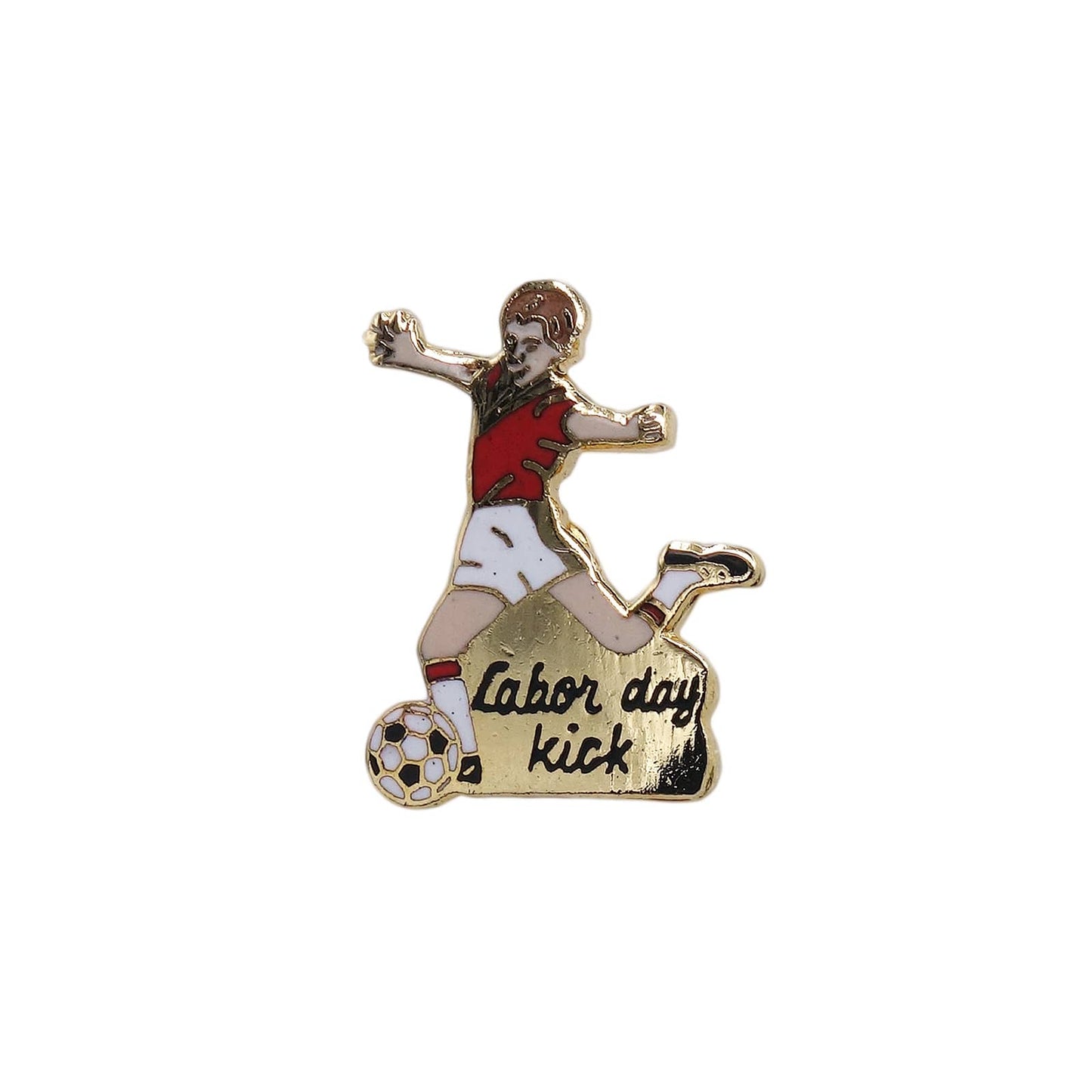 Labor day kick サッカー ピンズ