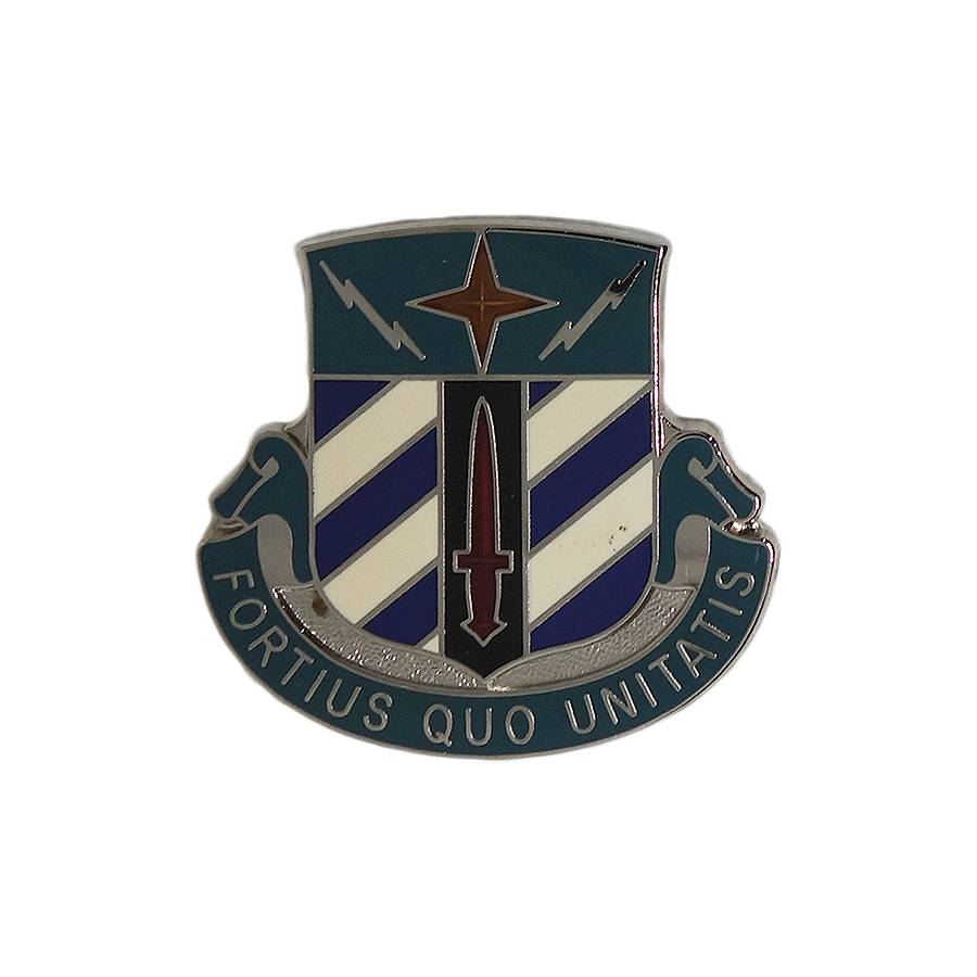 米陸軍 第3歩兵師団 ピンズ U.S. ARMY ミリタリー クレスト 留め具付き