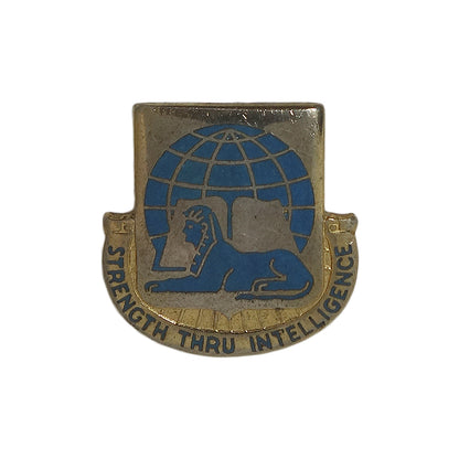 米陸軍 第519軍事情報大隊 ピンズ U.S. ARMY ミリタリー クレスト 留め具付き