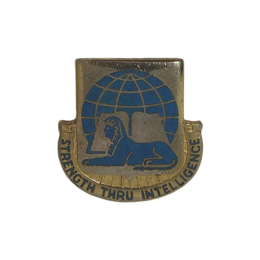 米陸軍 第519軍事情報大隊 ピンズ U.S. ARMY ミリタリー クレスト 留め具付き