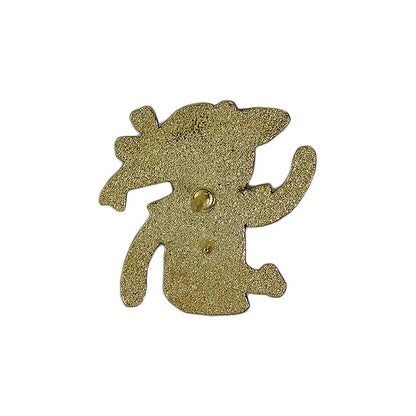テディベア ピンズ 金色 留め具付き