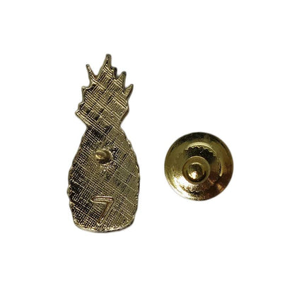 パイナップル ピンズ 果物 フルーツ 金色 留め具付き