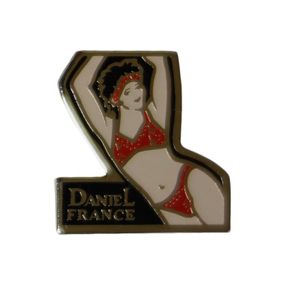 セクシー ピンズ 水着 女性 DANIEL FRANCE ピンナップ・ガール ピンバッジ