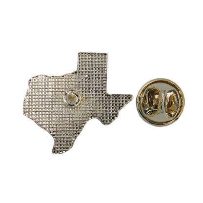 TEXAS テキサス州 州旗柄 地図型 ピンズ 社交ダンス
